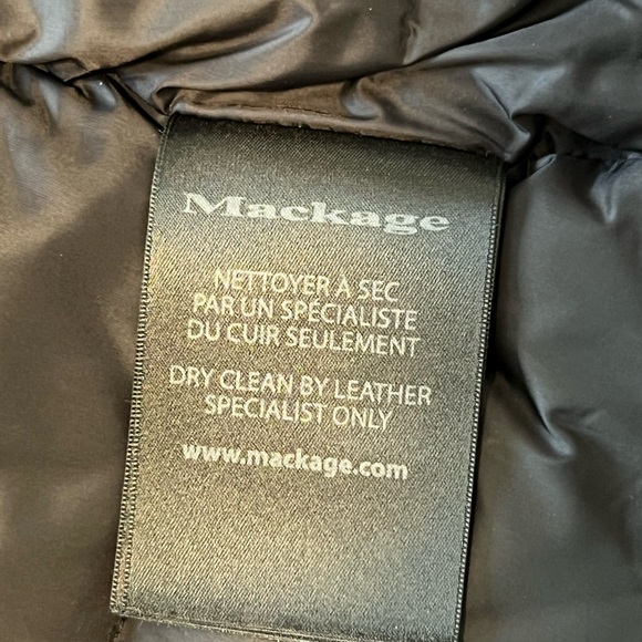 Mackage Kerry Down Parka, Women’s Small, Black, Raccoon Fur, Excellent Condition - Picture 8 of 16